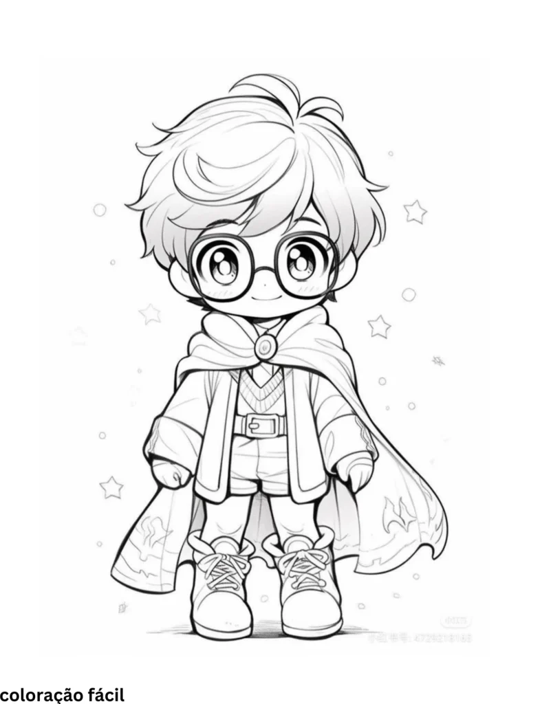 harry potter para colorir