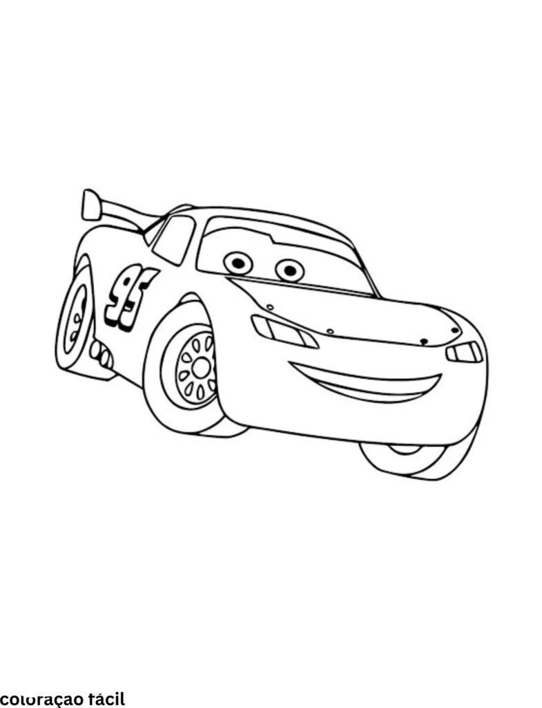 mcqueen para pintar
