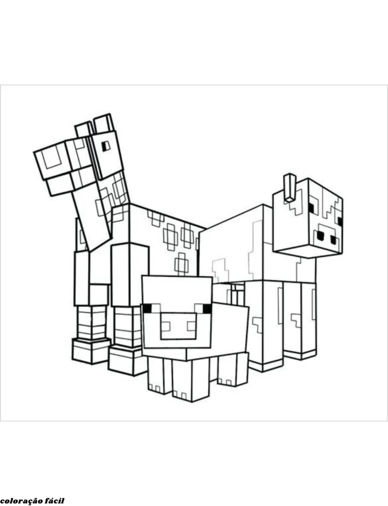 desenhos do minecraft