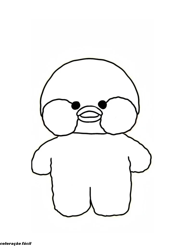 patito de papel para imprimir