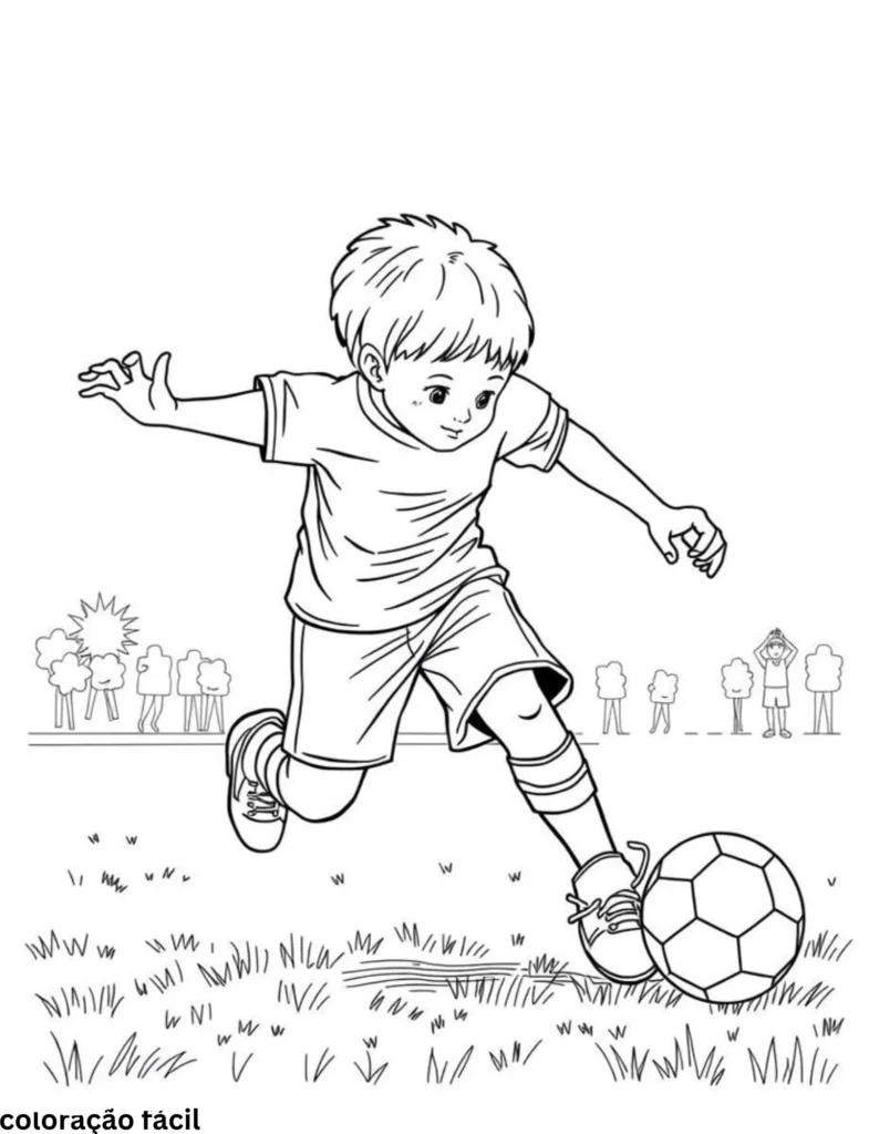 futebol desenhos