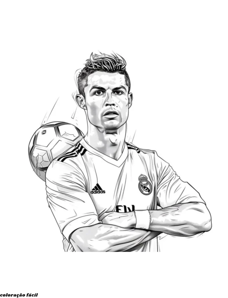 cristiano ronaldo em desenho