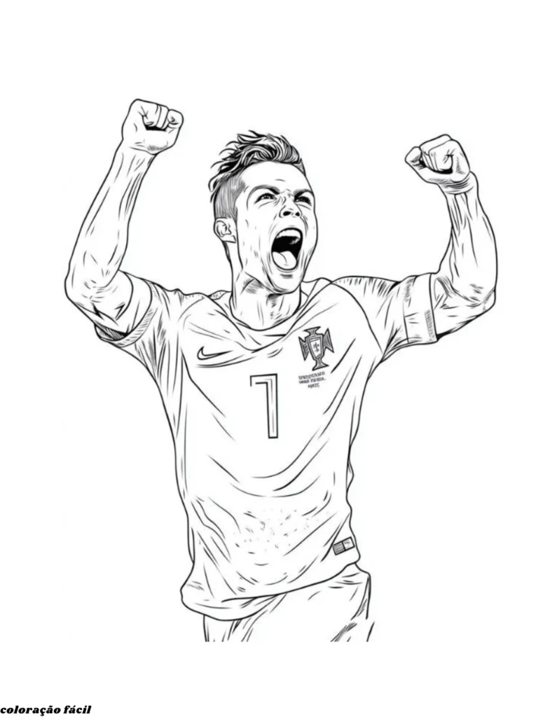 cr7 para desenhar