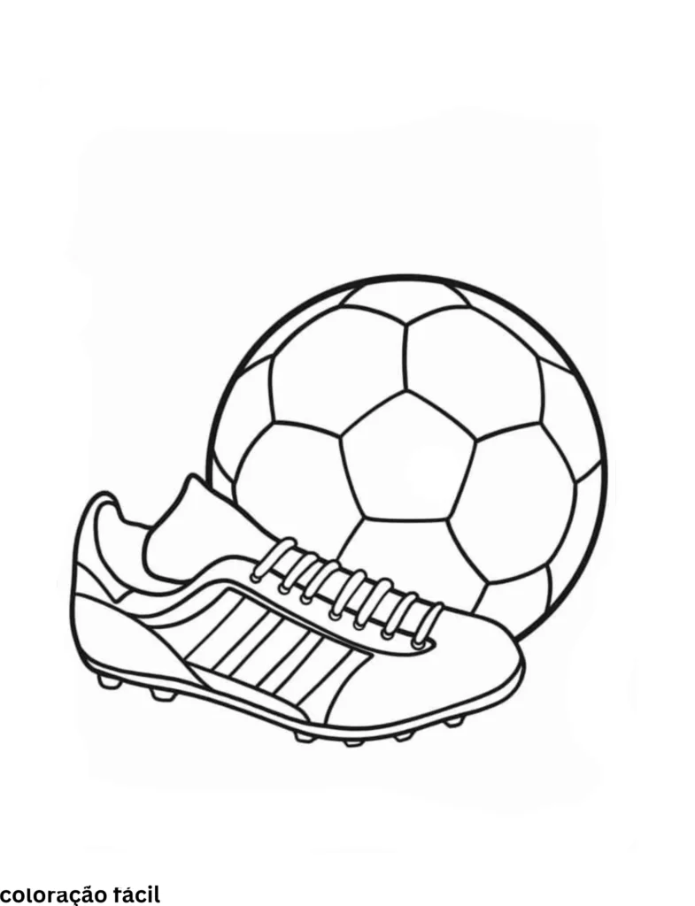 desenhos para colorir futebol