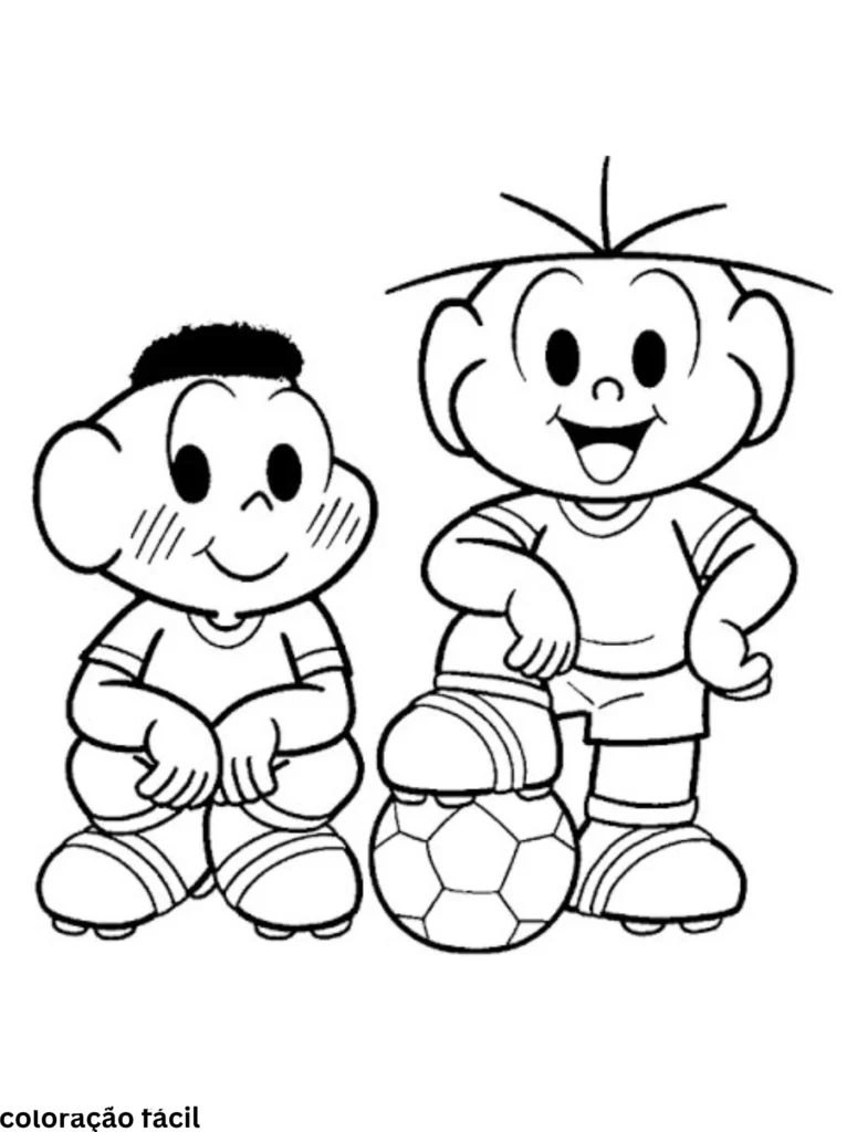 desenho futebol para colorir