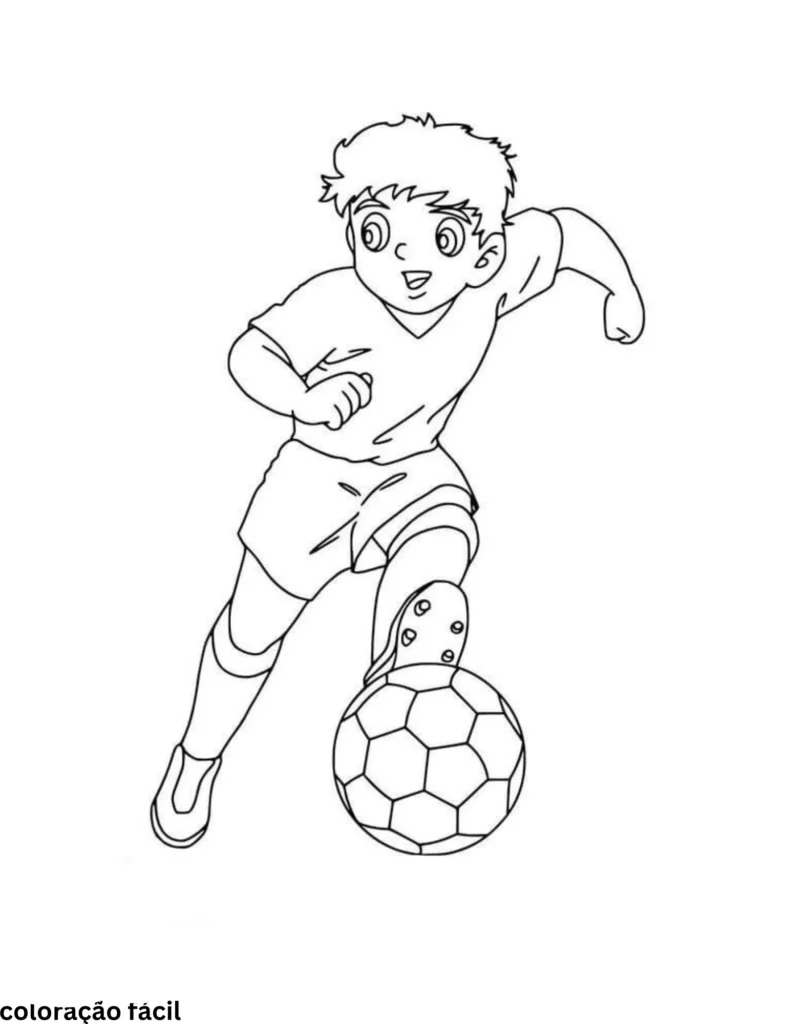 desenho para colorir futebol
