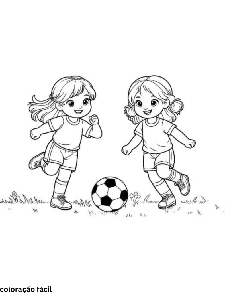 jogadores de futebol para colorir