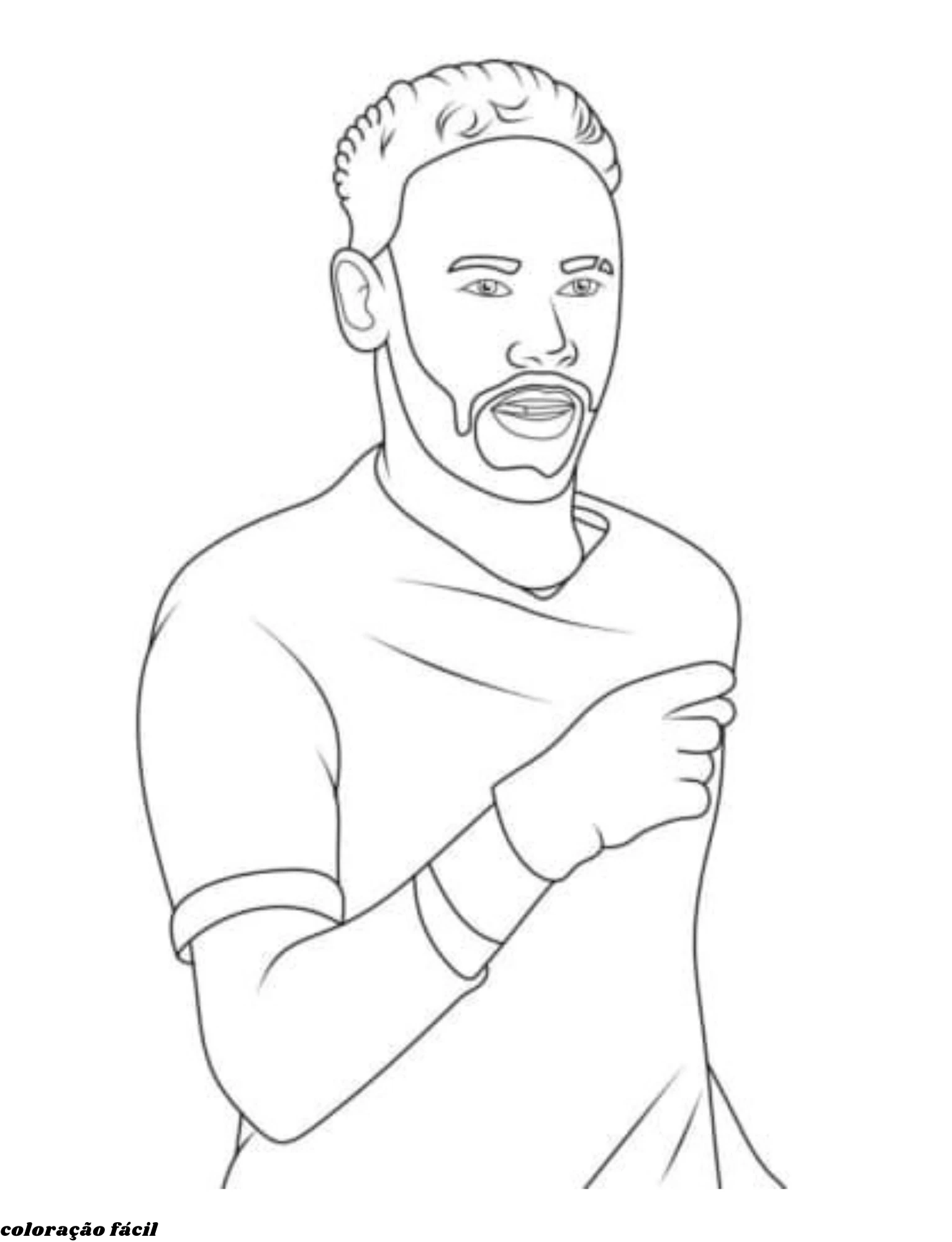 desenhos do neymar para imprimir