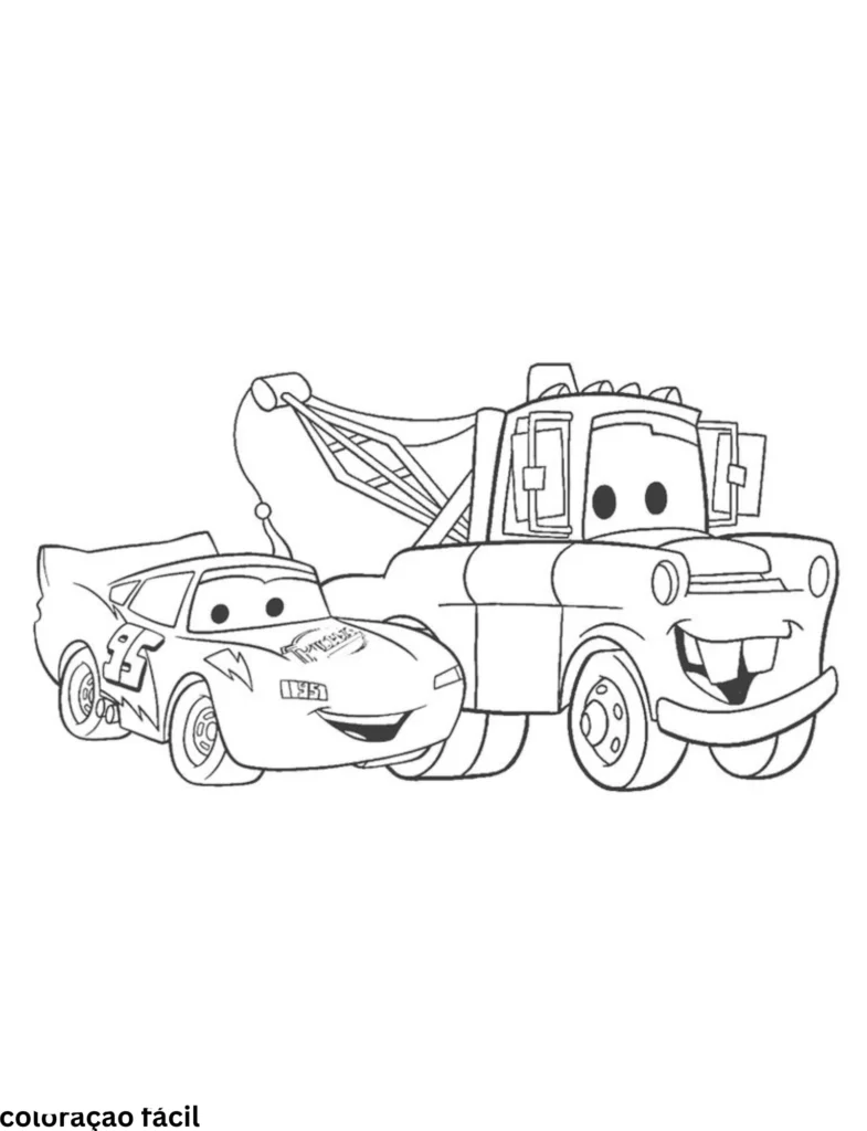 desenho para colorir maquim