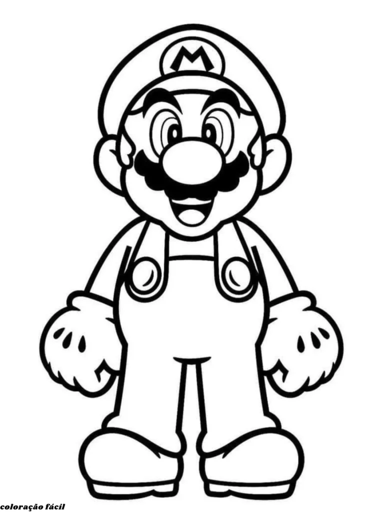 desenhos de mario