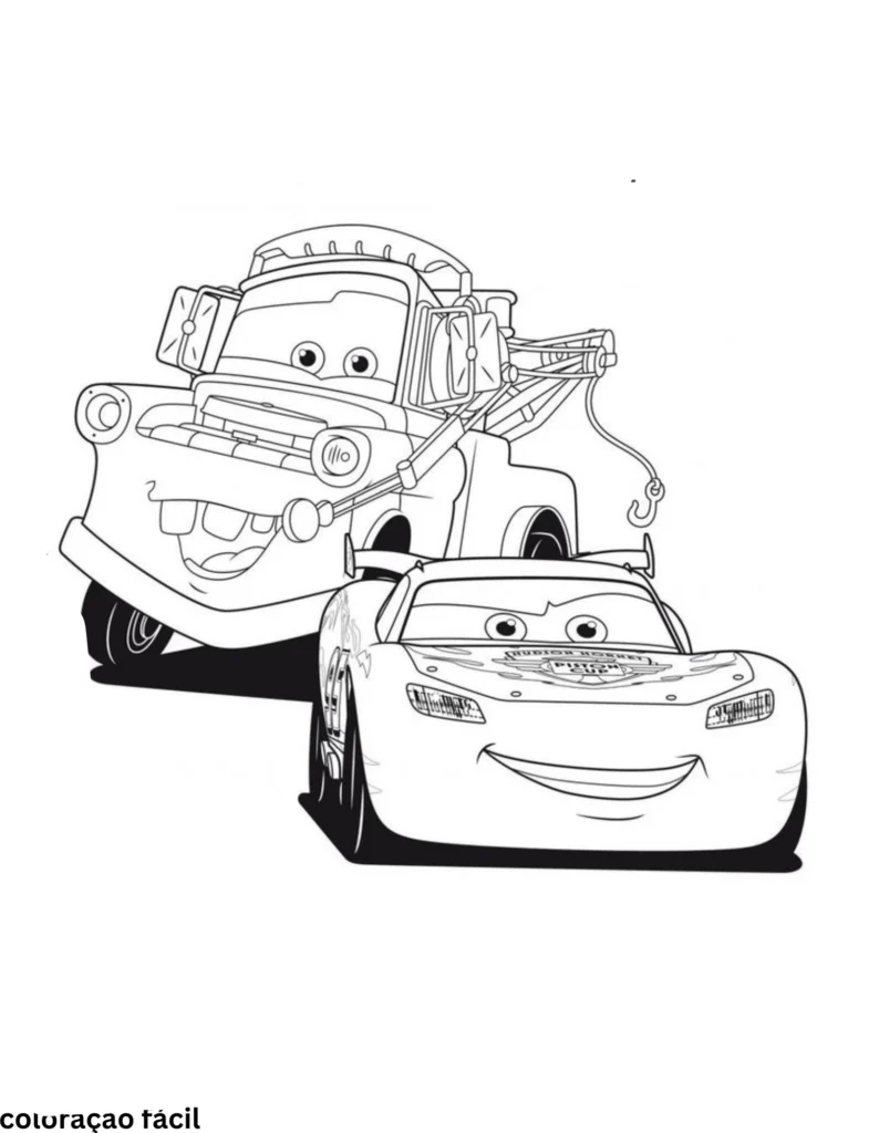 relâmpago mcqueen para imprimir