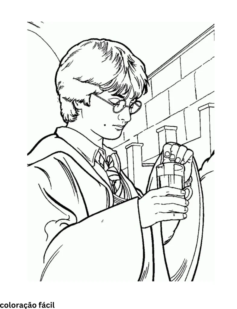 hermione para colorir