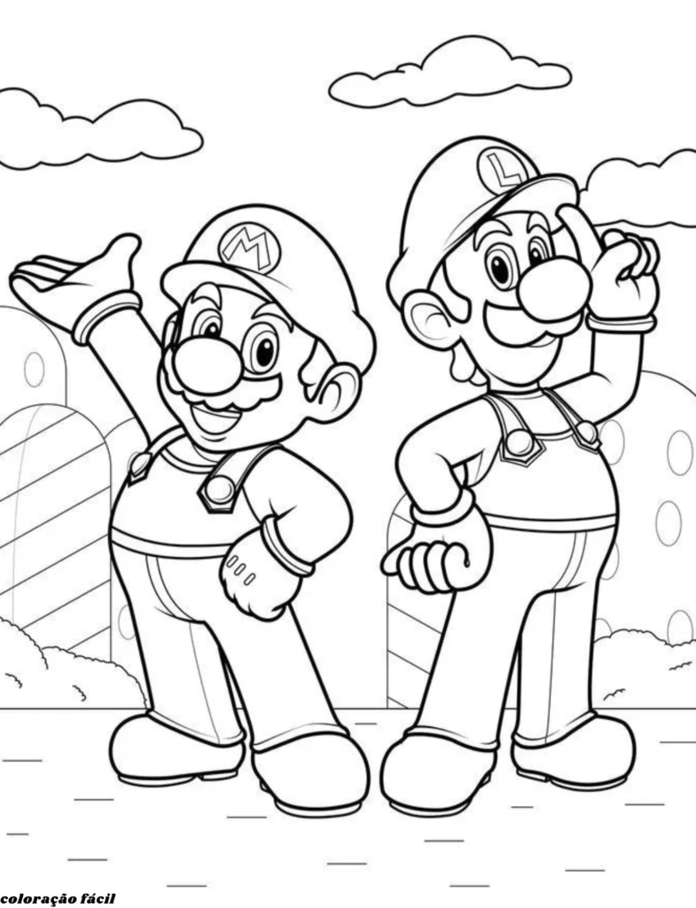 mario para imprimir