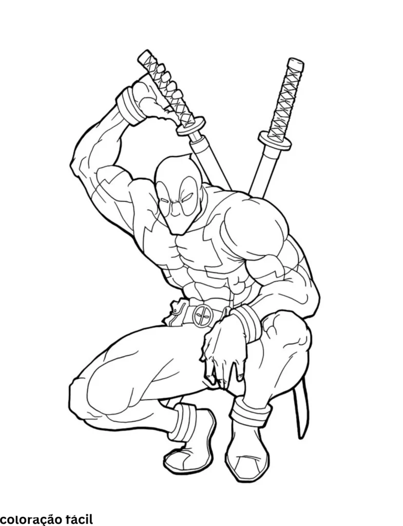 wolverine colorir