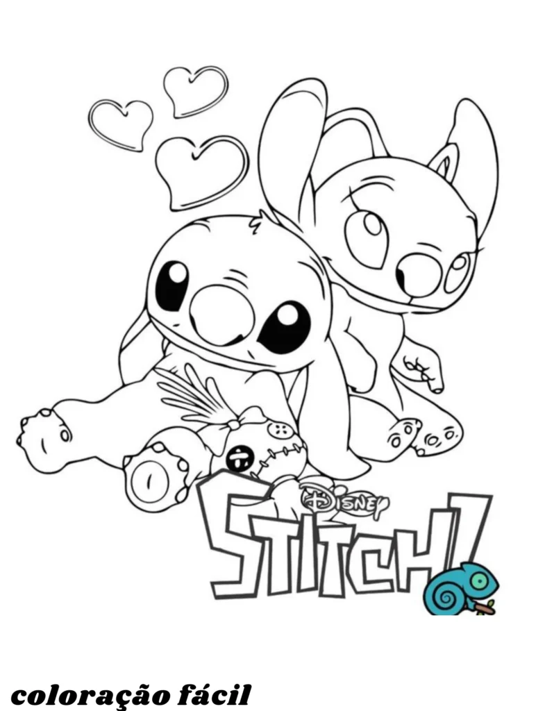 colorir stitch