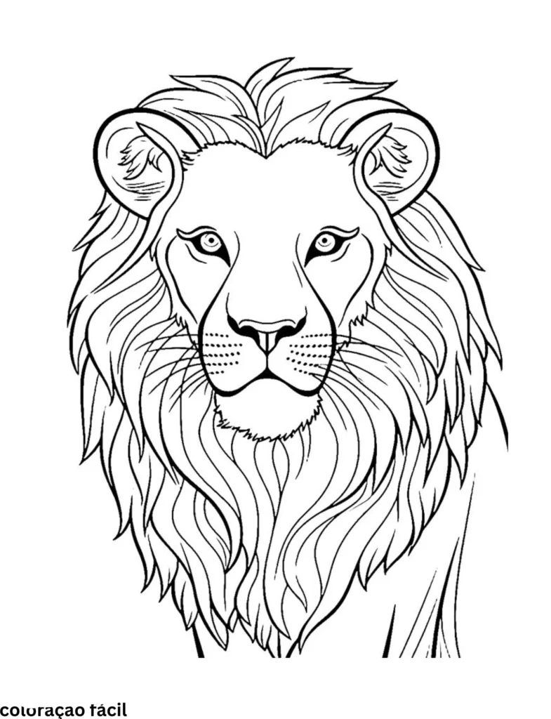 desenhos para colorir rei leao