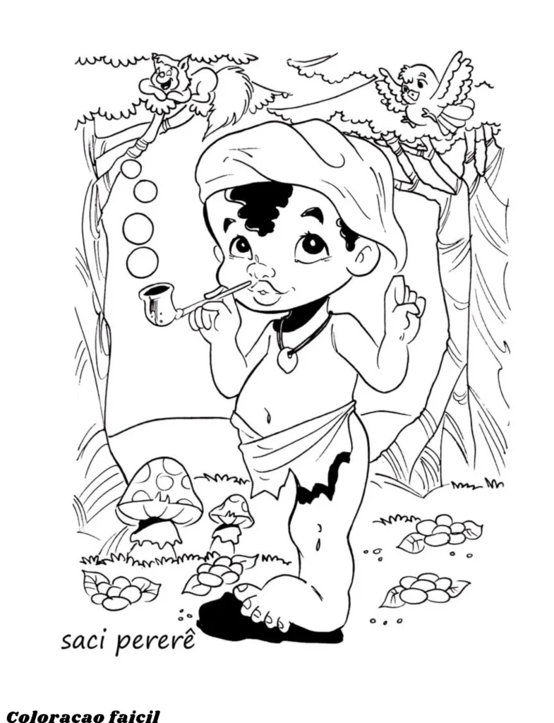 desenhos do saci perere
