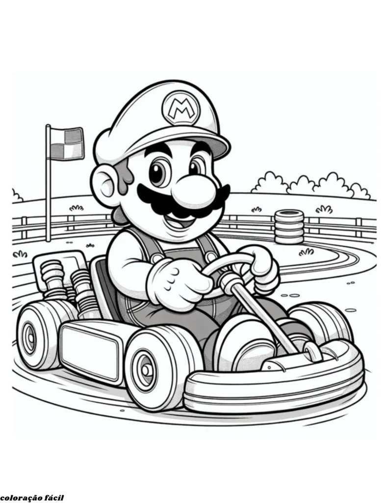 super mario para desenhar
