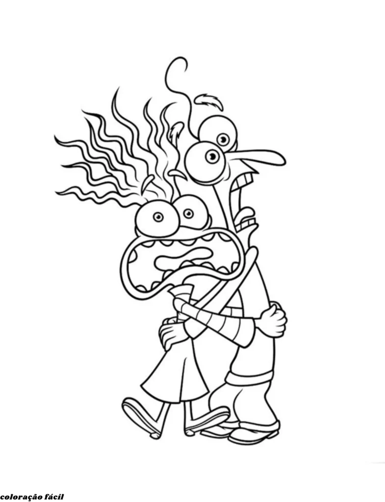 personagens divertidamente para imprimir