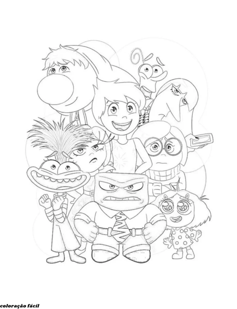 desenhos de divertidamente