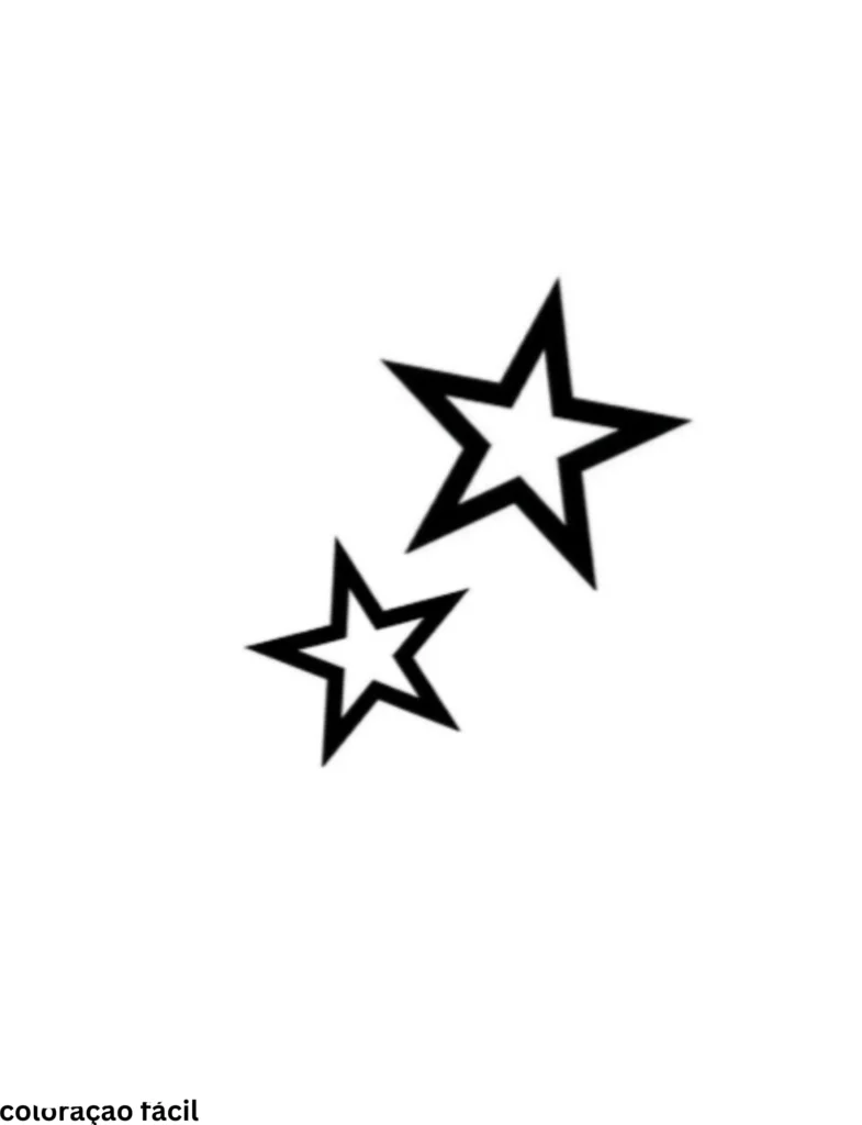 desenhos para colorir estrela
