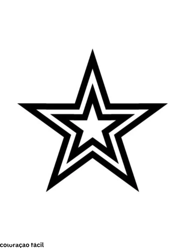 estrela p imprimir
