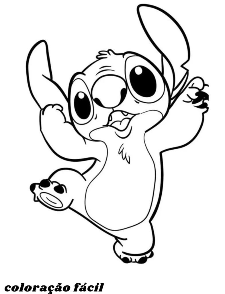 desenho stitch para imprimir