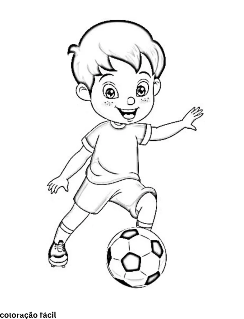 desenhos de jogadores de futebol para colorir