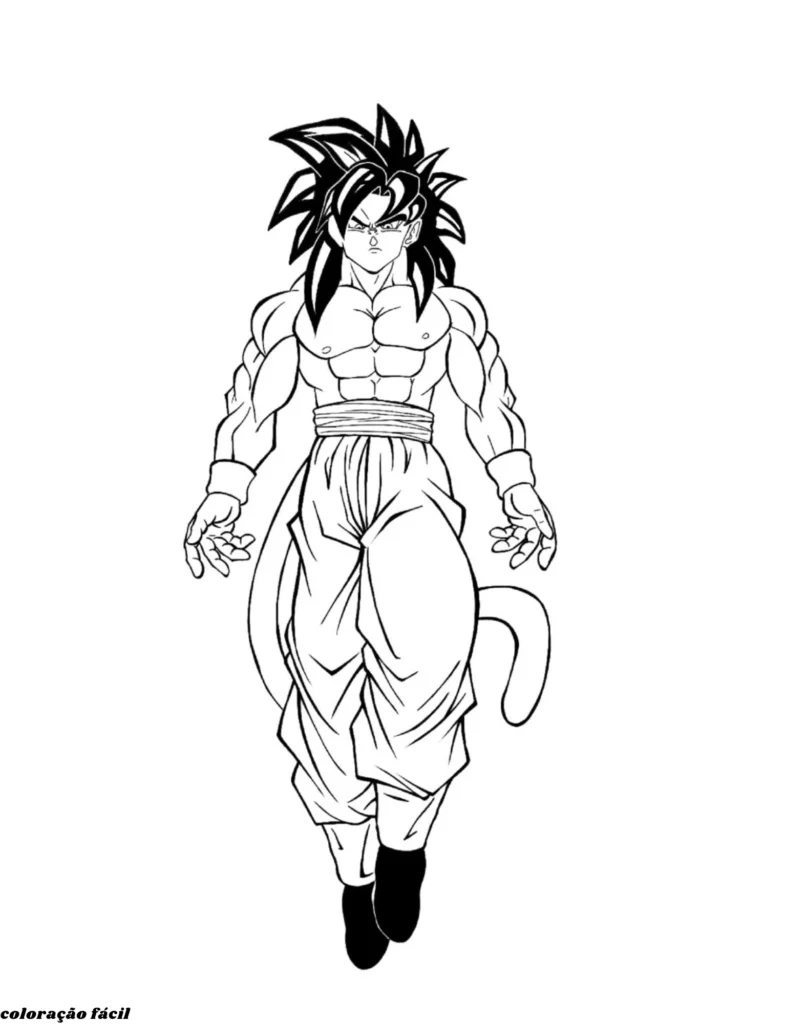 desenhos para imprimir goku