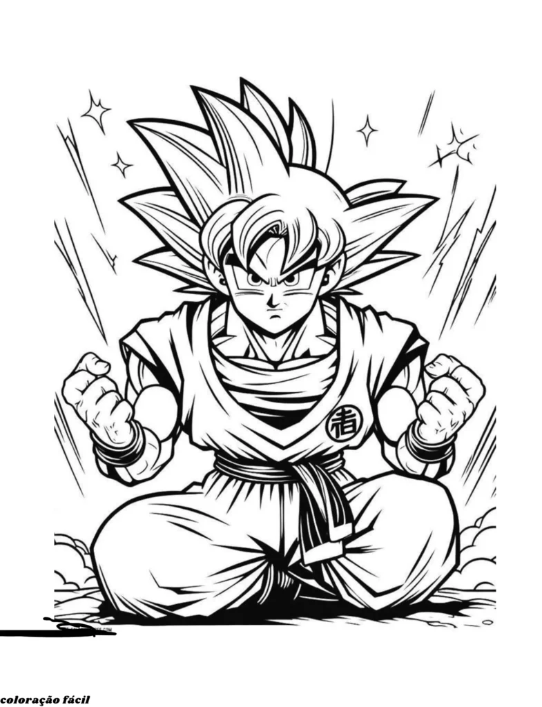 goku de desenho