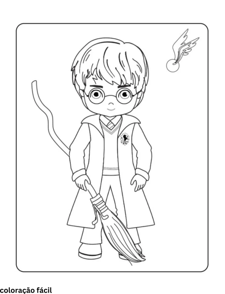 desenho harry potter para imprimir