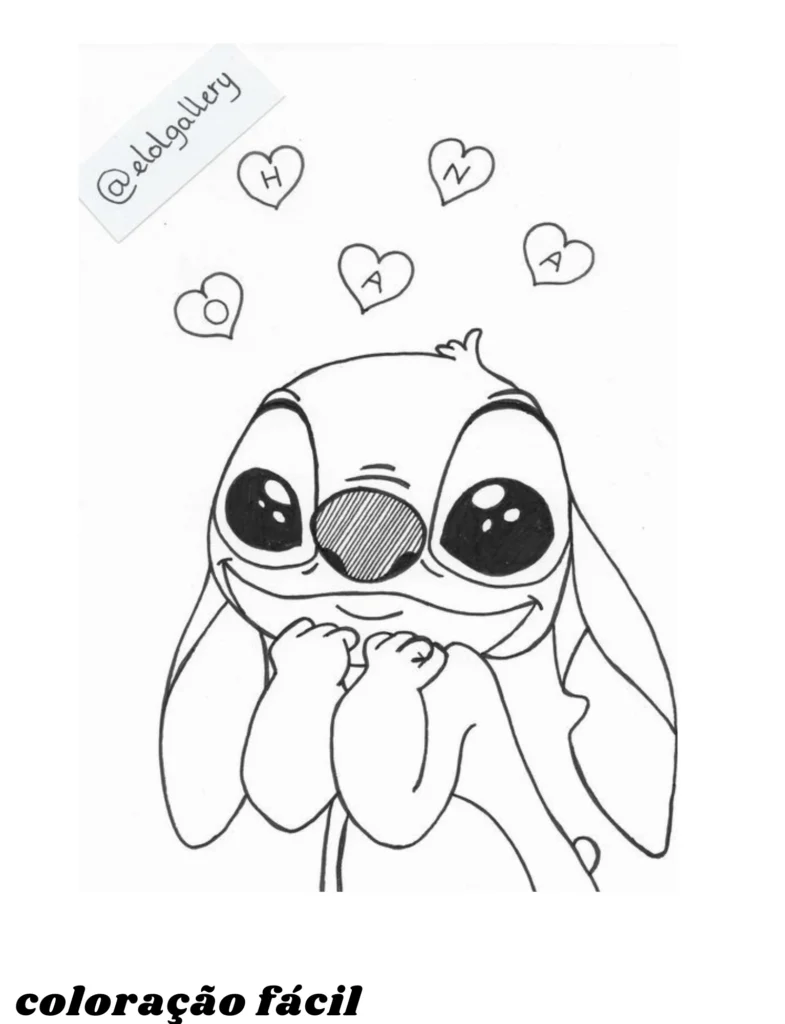 desenhos para colorir disney lilo e stitch
