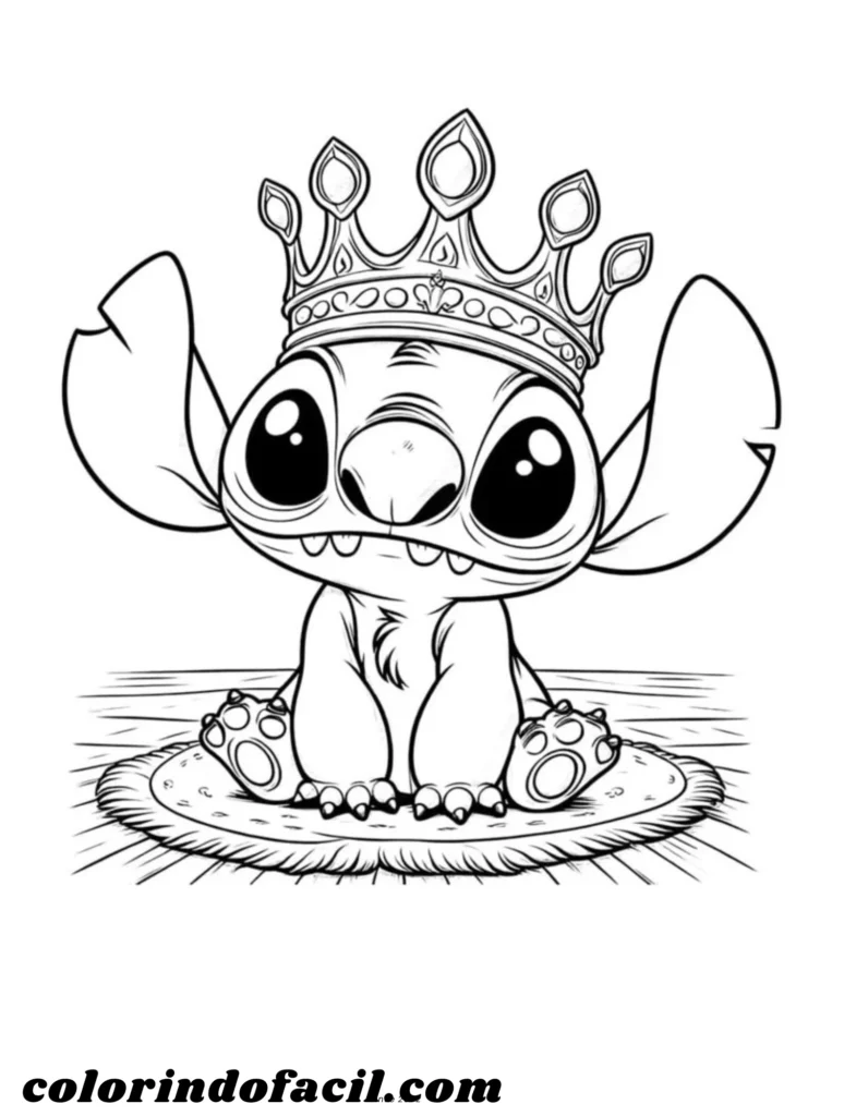 lilo stitch para colorir
