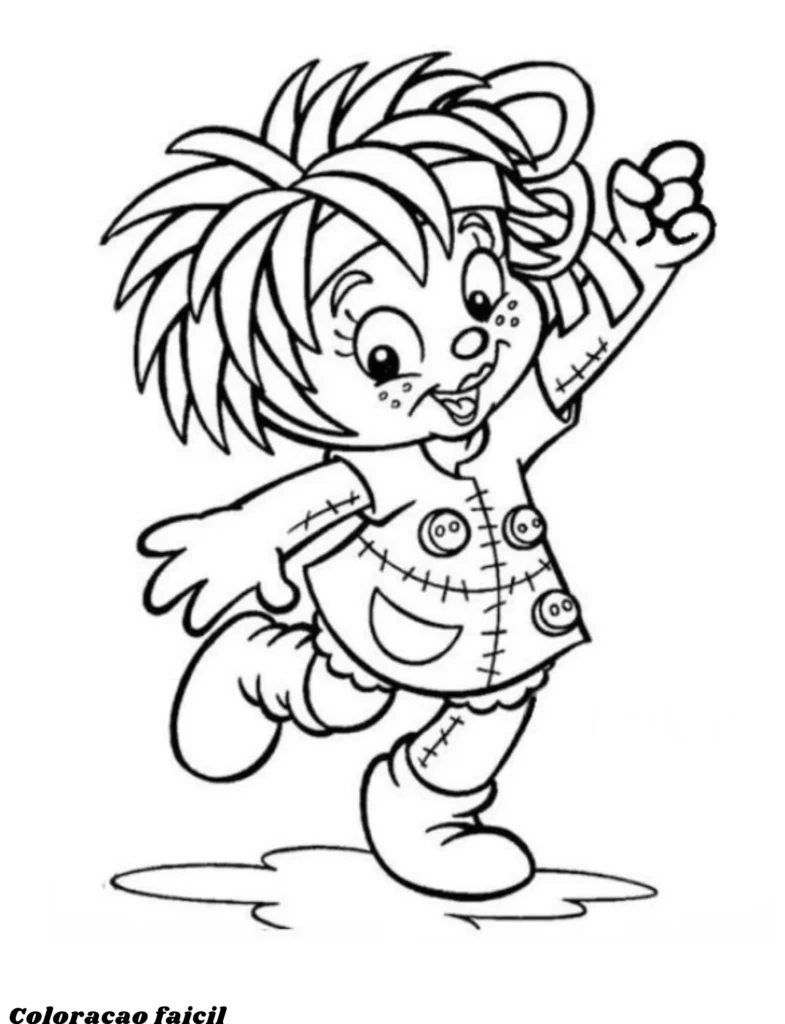 imagem do saci para colorir

