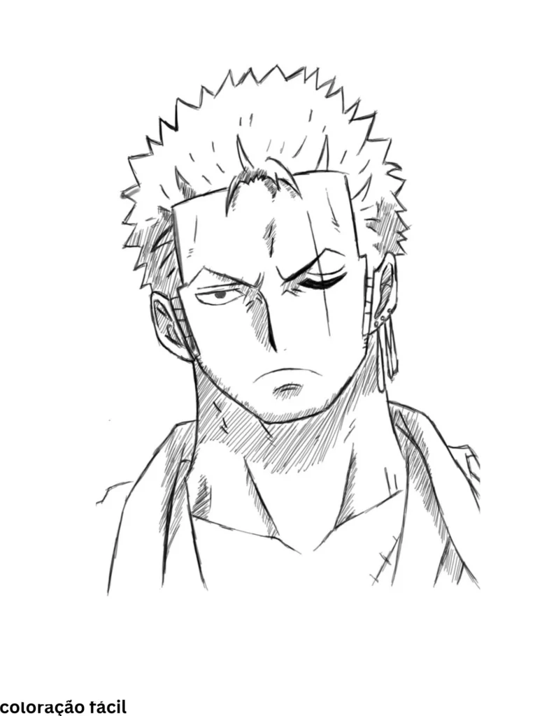 desenhos para colorir luffy