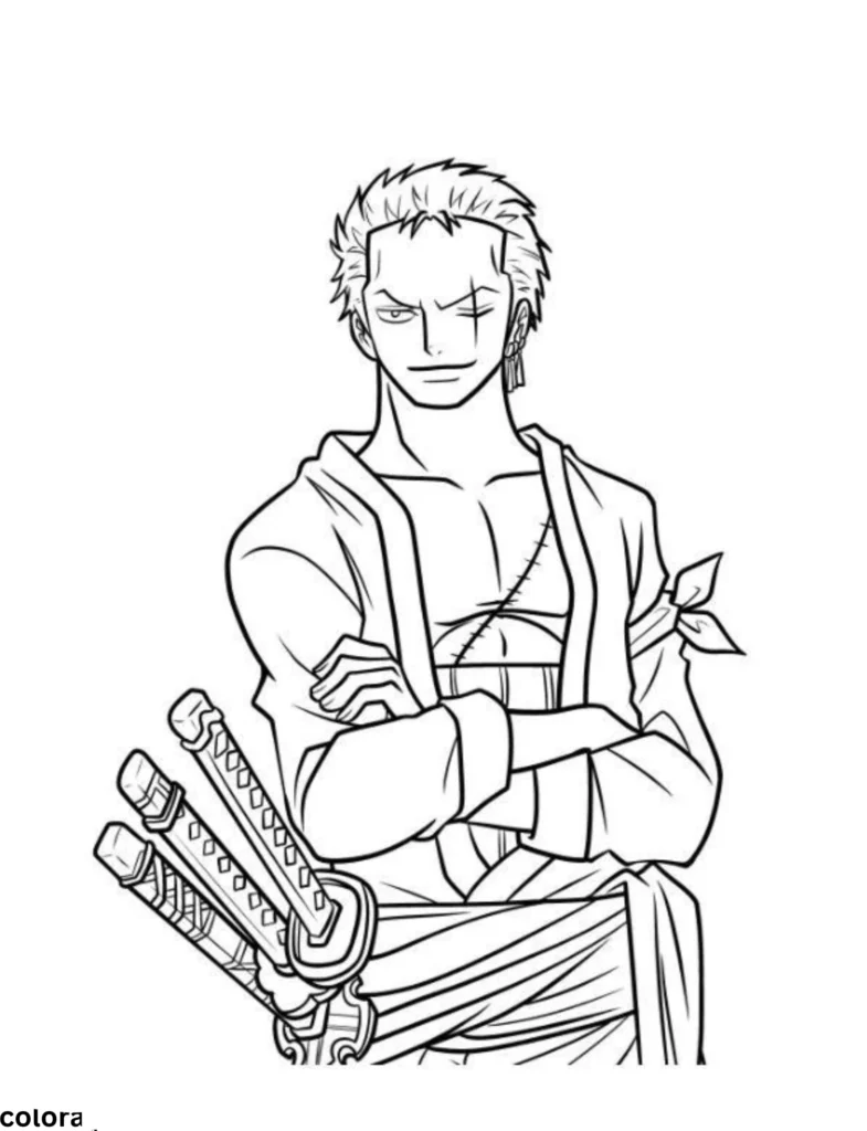 luffy para colorir