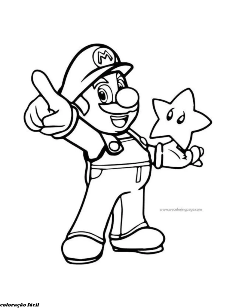 super mario para imprimir