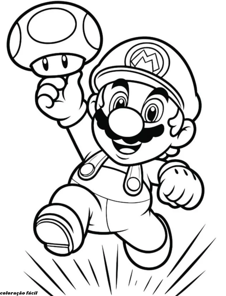 super mario para pintar