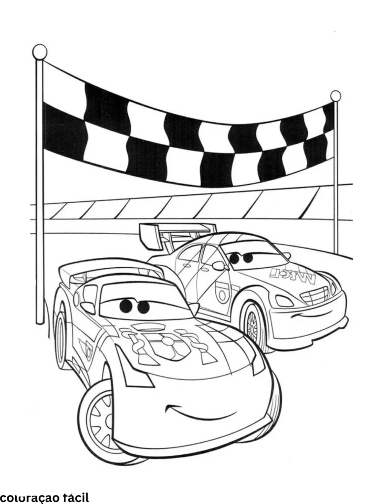 desenhos para colorir mcqueen