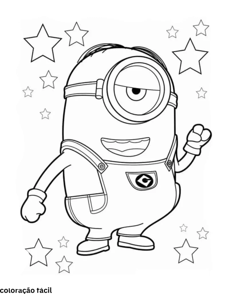 desenho para colorir meu malvado favorito 4