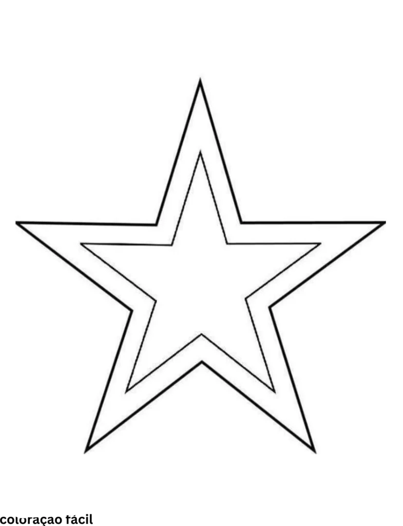imagens de estrelas para colorir