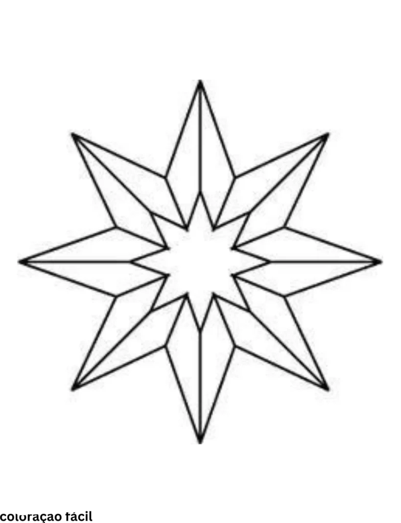 estrela desenho para imprimir