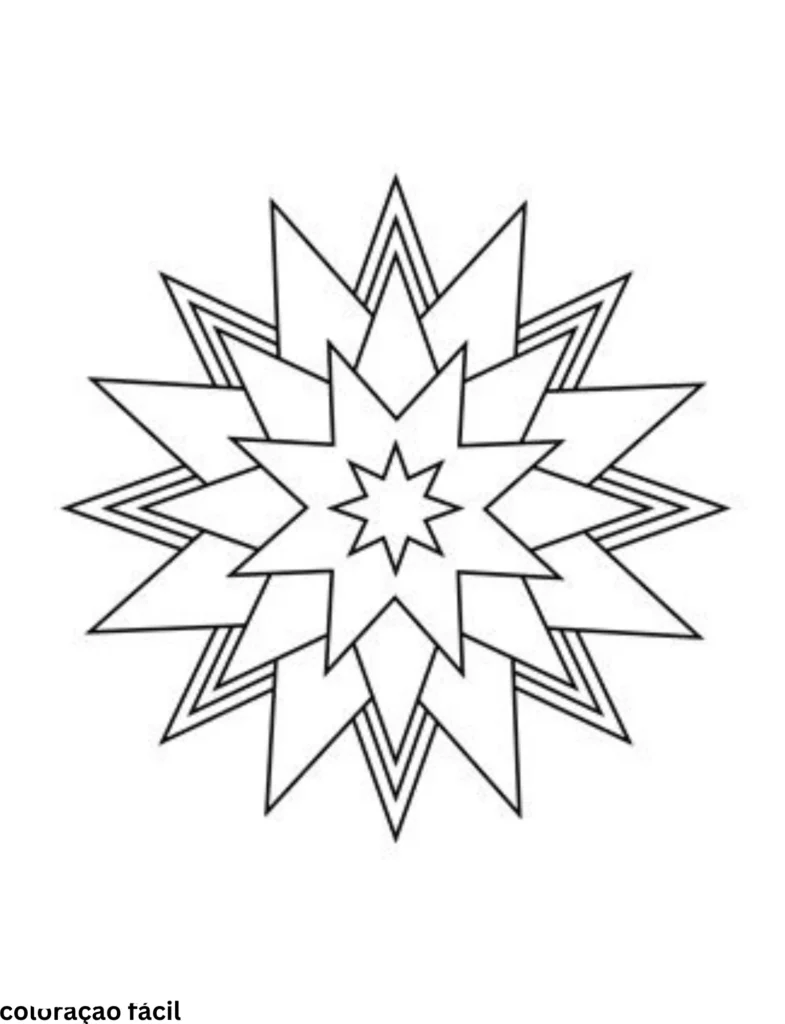 estrelas para imprimir coloridas