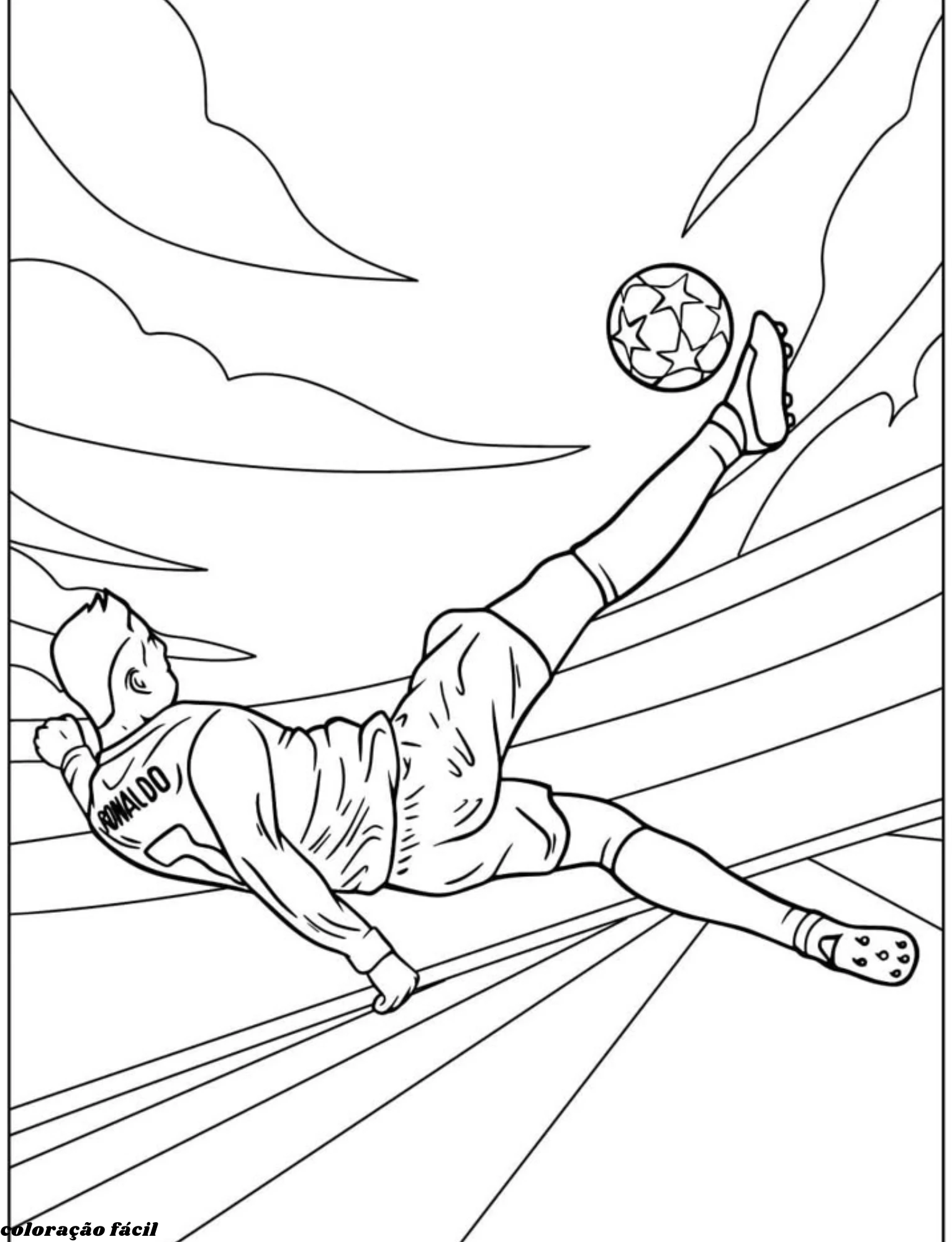neymar jr para colorir