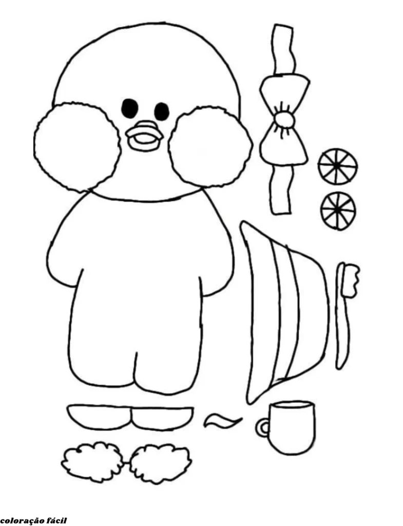 desenhos de patos para imprimir