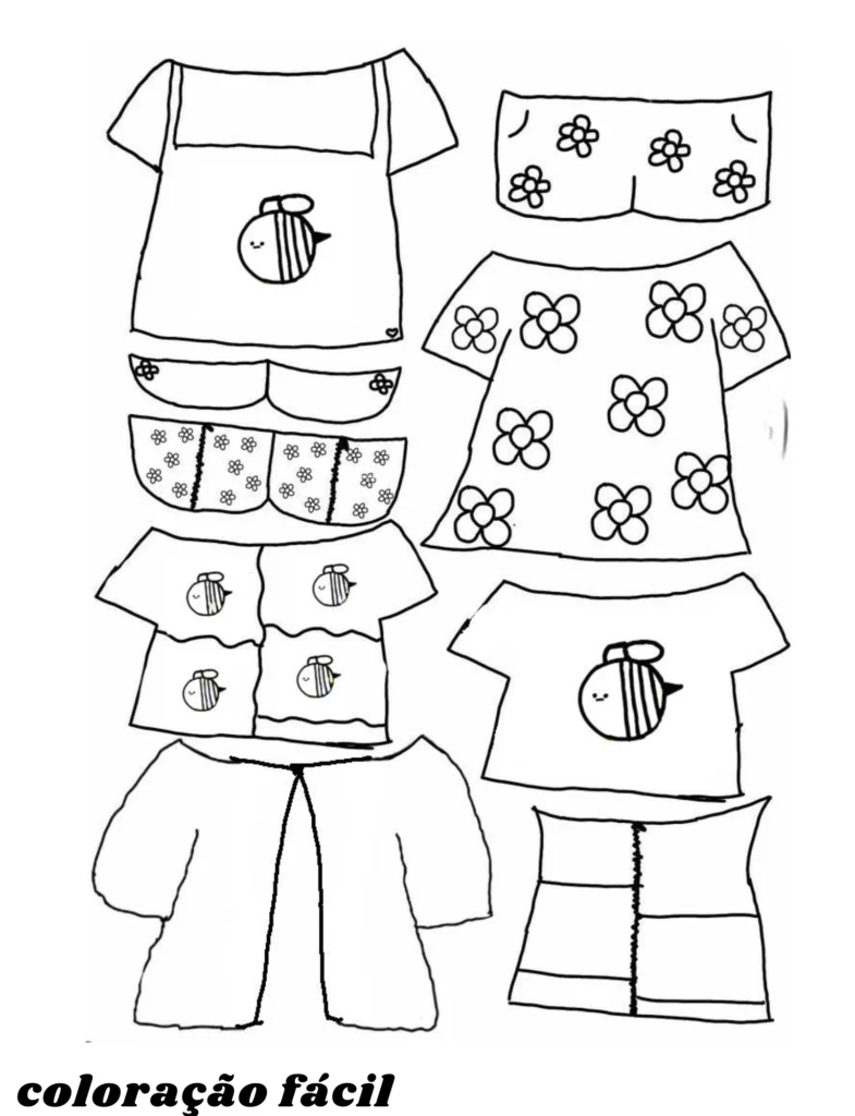 paper duck para colorir e imprimir