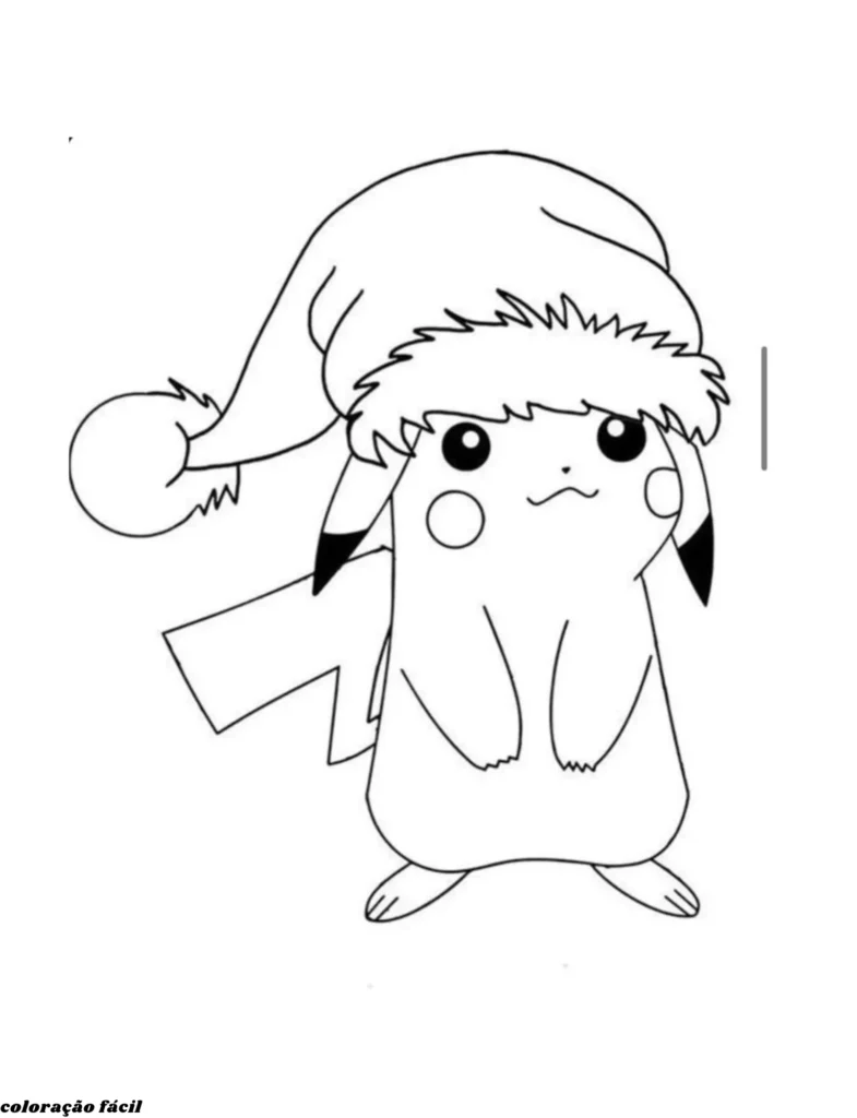 desenhos para colorir do pikachu