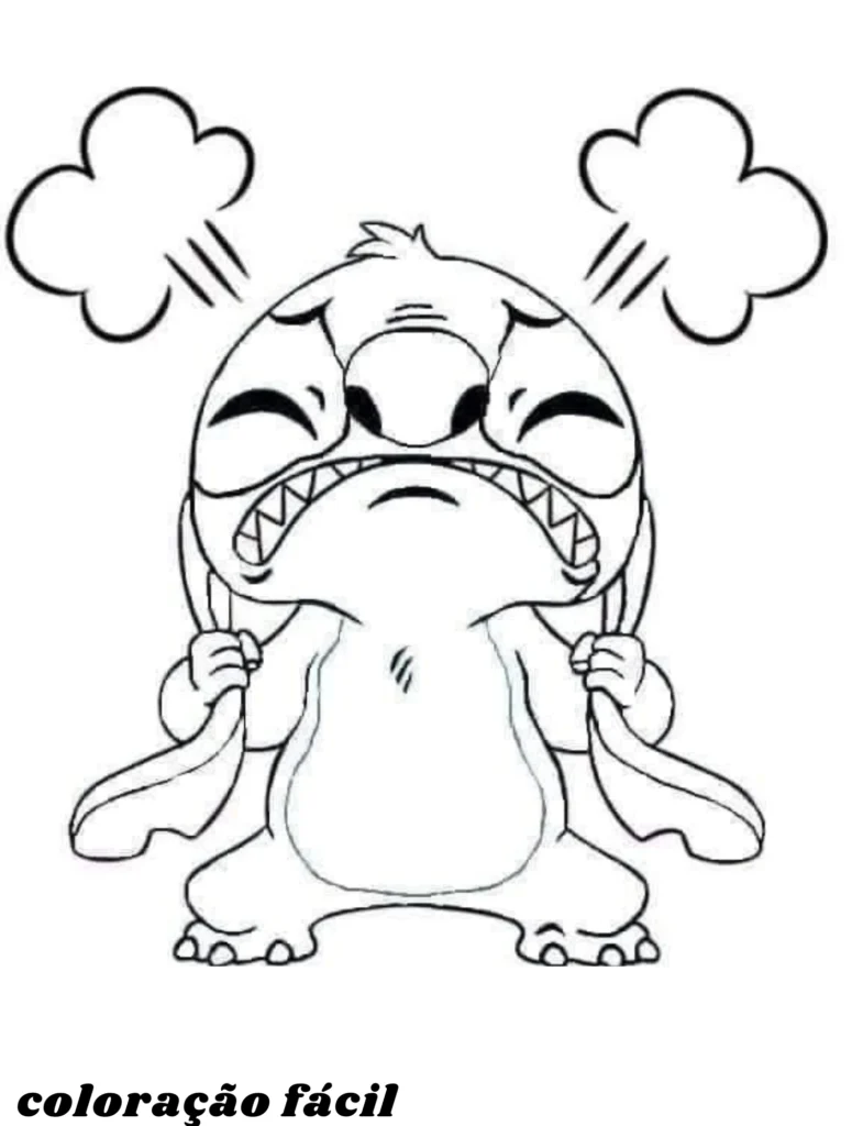 desenhos para colorir e imprimir stitch