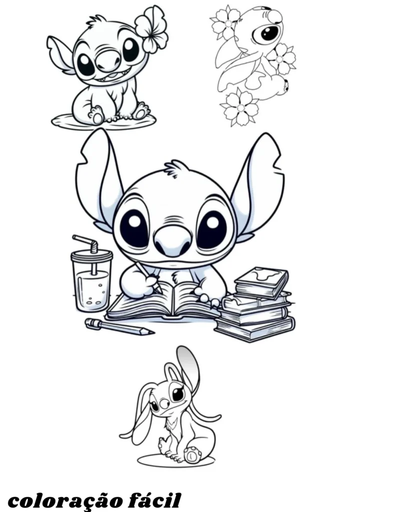 desenhos do stitch