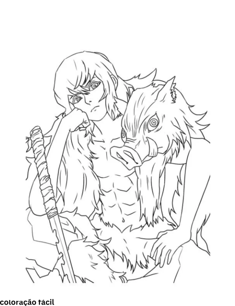 desenhos de demon slayer para colorir